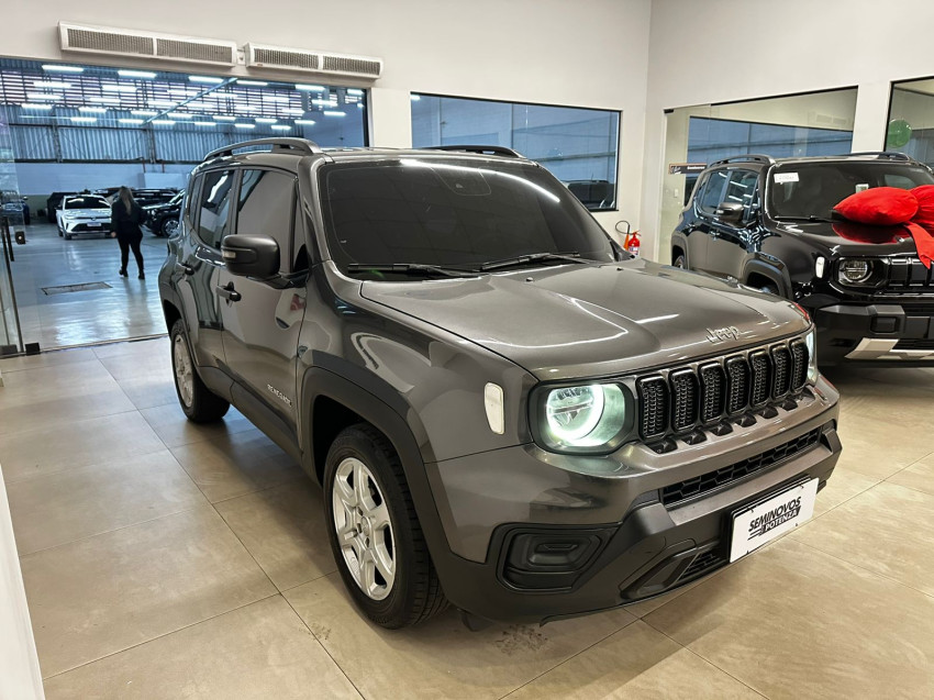 jeep renegade 1.3 t270 turbo flex sport at6 22/23 seminovo1