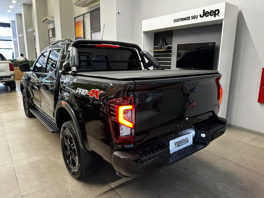 nissan frontier 4x4 diesel pro4x automatico picape baixa km super nova teto solar3