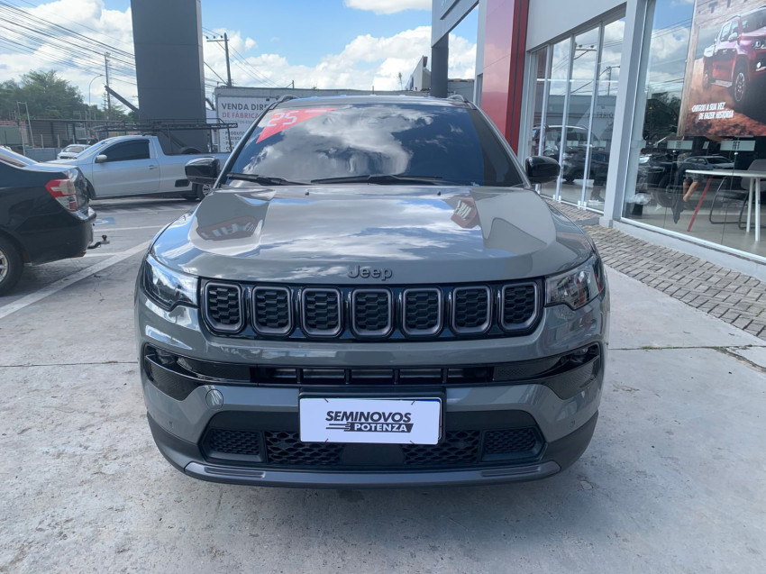 jeep compass 1.3 t270 turbo flex longitude at6 24/25 seminovo1