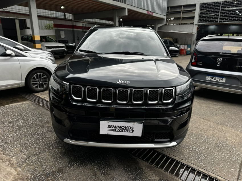 JEEP COMPASS 1.3 T270 TURBO FLEX LONGITUDE AT6 23/24 SEMINOVO1