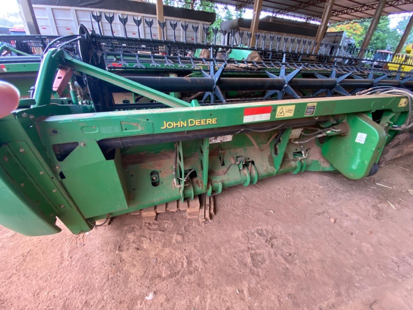 colheitadeira john deere s660, ano 2015, plataforma draper 30 pes16