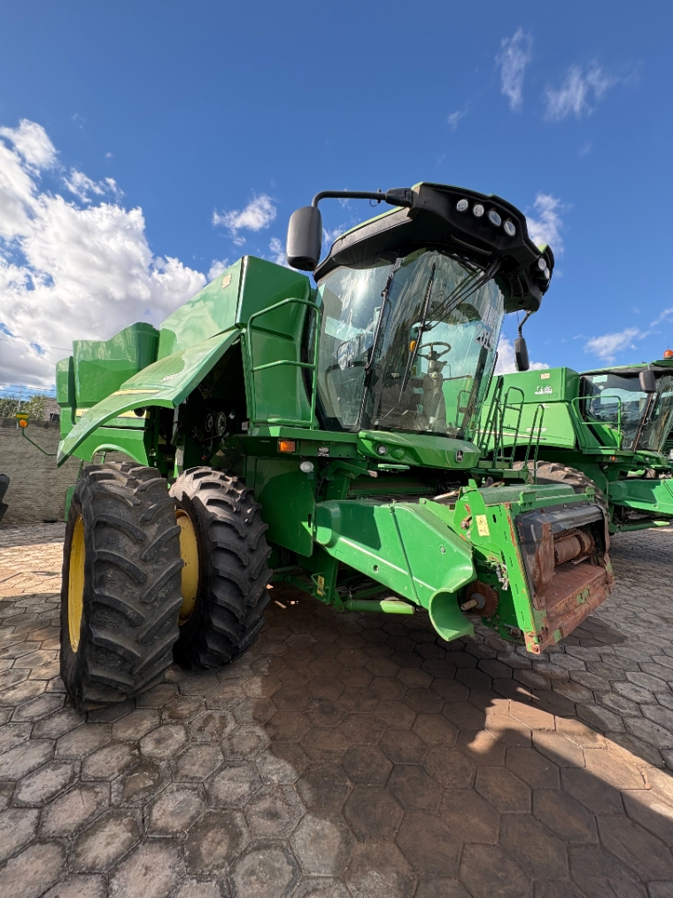 colheitadeira john deere s660, ano 2015, plataforma draper 30 pes0