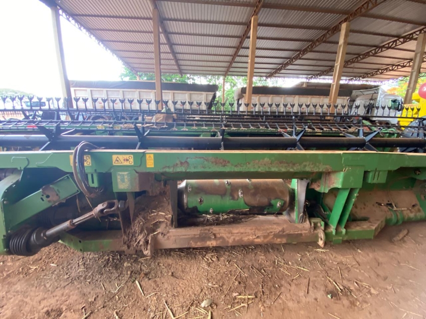 colheitadeira john deere s660, ano 2015, plataforma draper 30 pes18