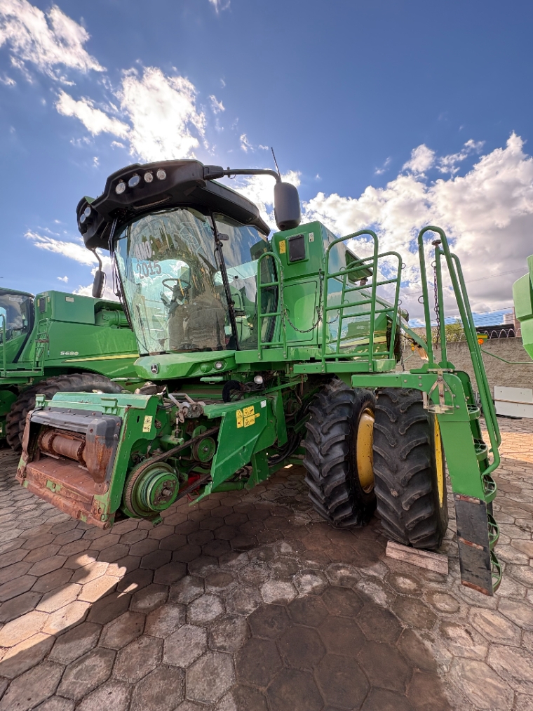 colheitadeira john deere s660, ano 2015, plataforma draper 30 pes2