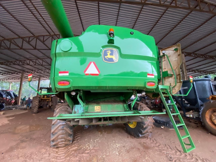 colheitadeira john deere s660, ano 2015, plataforma draper 30 pes1