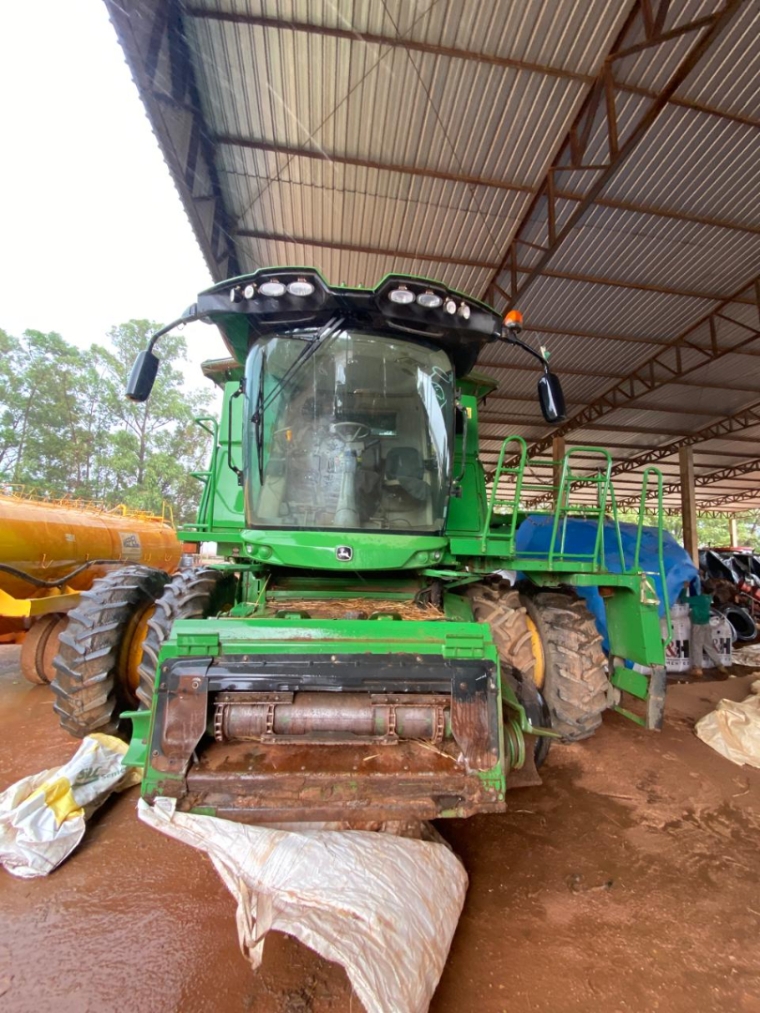colheitadeira john deere s660, ano 2015, plataforma draper 30 pes2