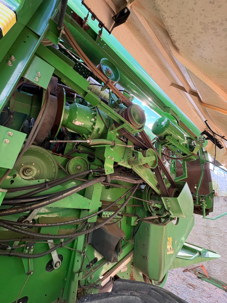 colheitadeira john deere s660, ano 2015, plataforma draper 30 pes3