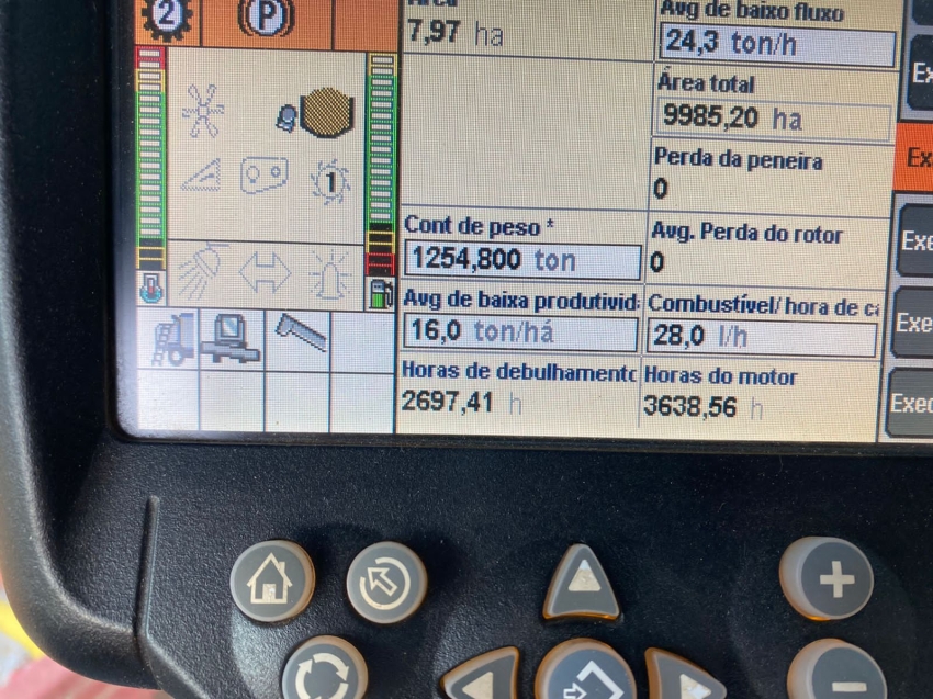 colheitadeira new holland cr 9060 ano 2009, plataforma caracol 35 pes5