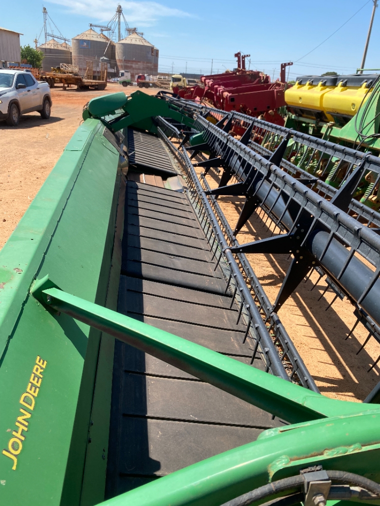 colheitadeira john deere s680, ano 2014, com plataforma draper 40 pes9