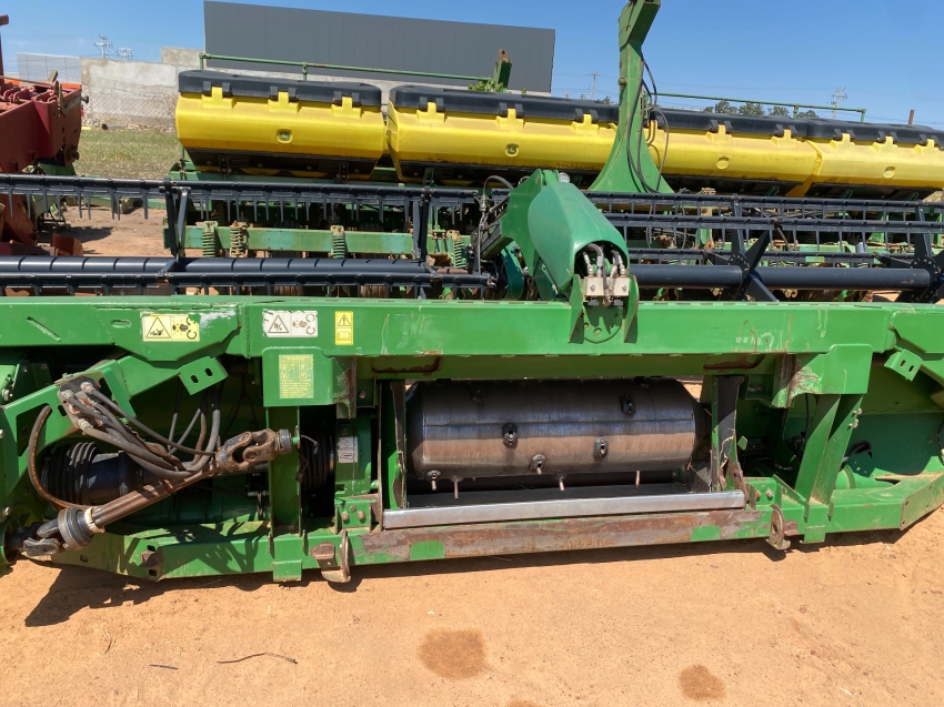 colheitadeira john deere s680, ano 2014, com plataforma draper 40 pes7