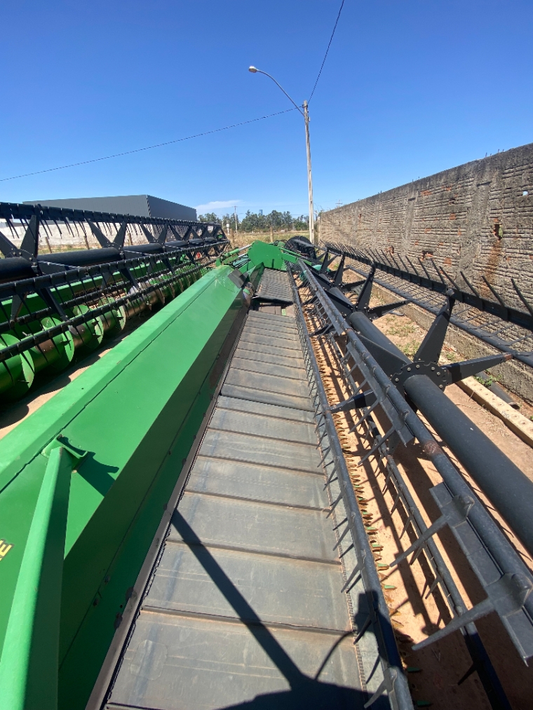 colheitadeira john deere s680, ano 2016 com plataforma draper 40 pes9