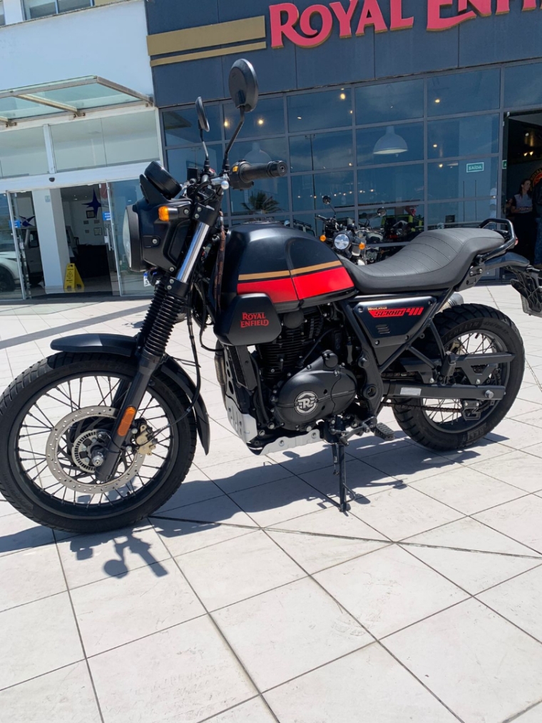 royal enfield scram 411 411cc blazing black gasolina manual 20231