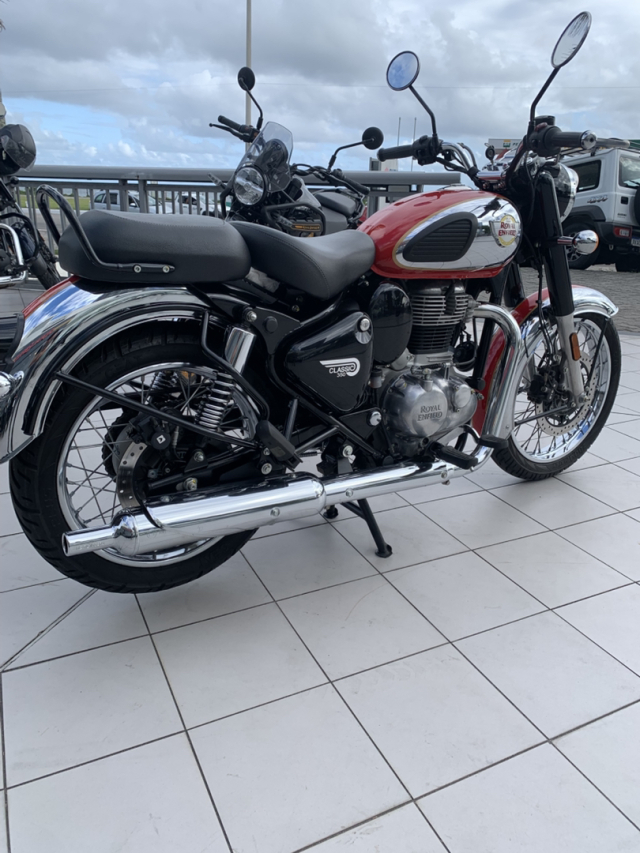 royal enfield classic 350 350cc chrome red gasolina manual 20244