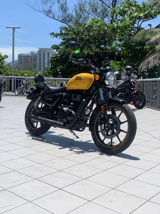 royal enfield meteor 350 fireball yellow gasolina manual 20233