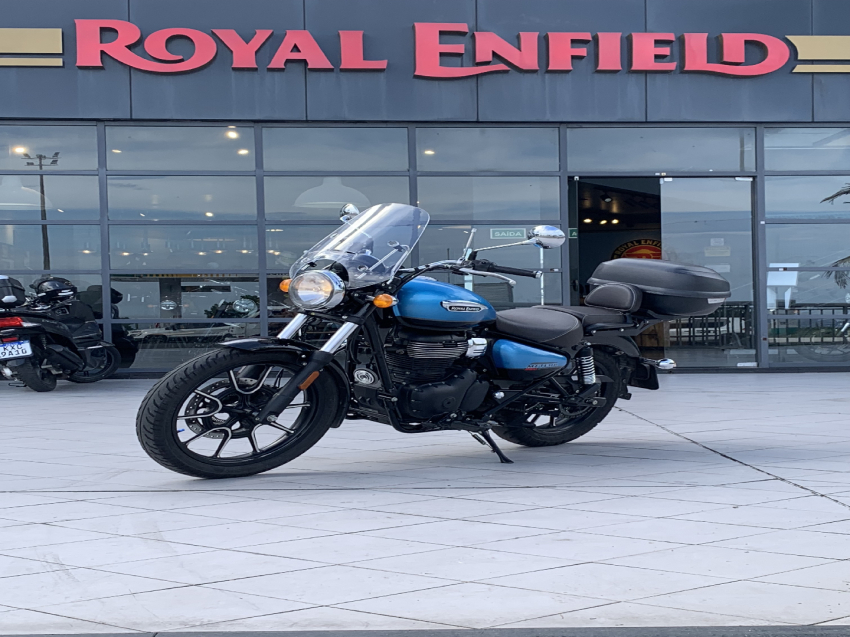 royal enfield meteor 350 supernova blue gasolina manual 2022