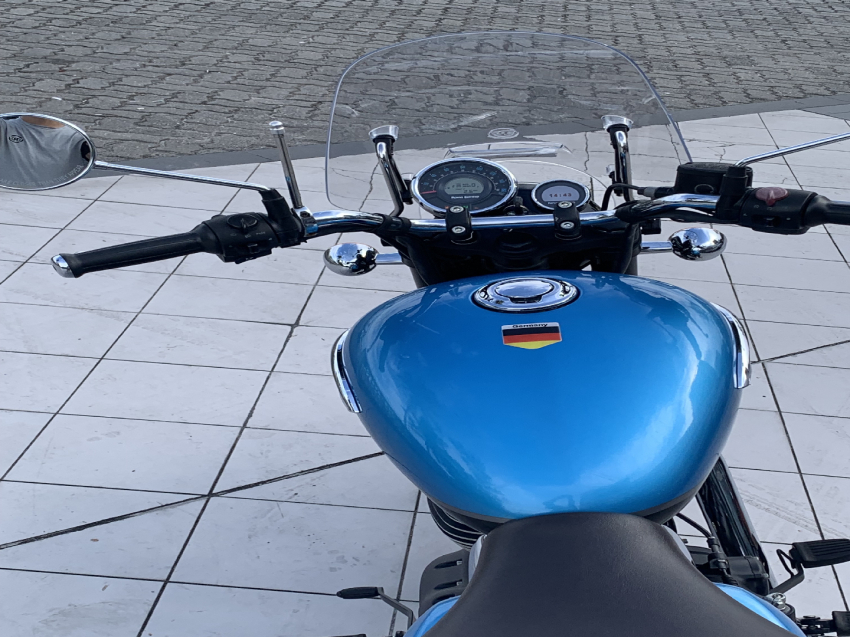 royal enfield meteor 350 supernova blue gasolina manual 20222