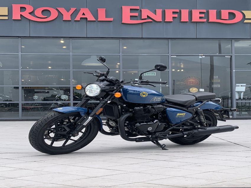 royal enfield shotgun 650 plasma blue gasolina manual 2026