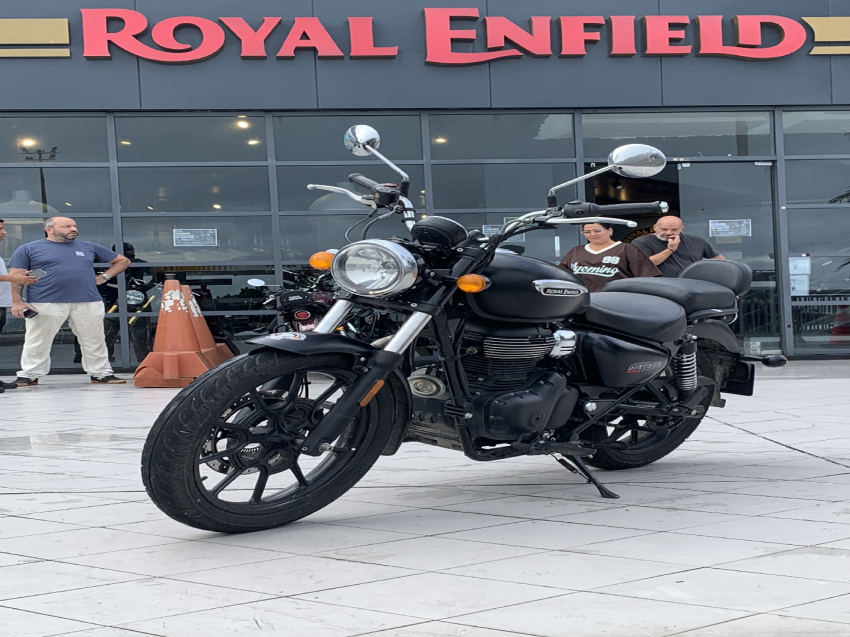 royal enfield meteor 350 350cc stellar black gasolina manual 2025