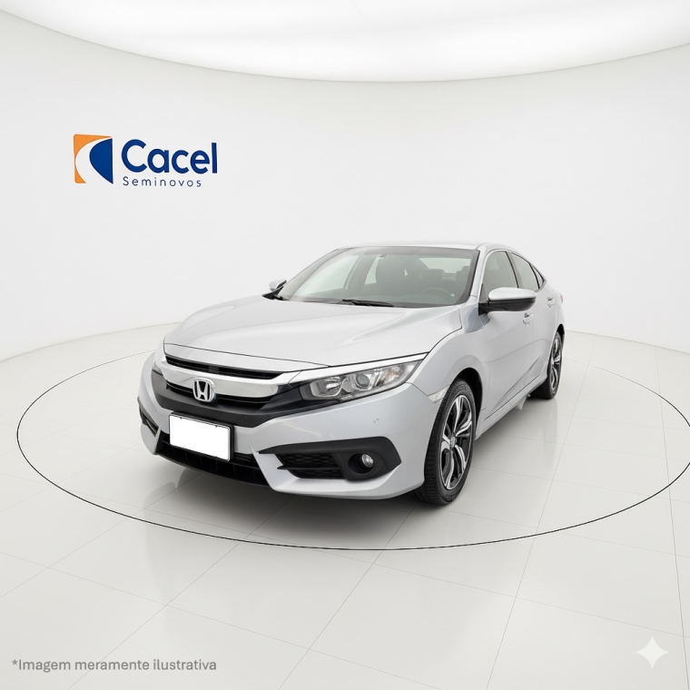 honda civic 2.0 16v flexone exl 4p cvt 1.9 flex automatico 2019