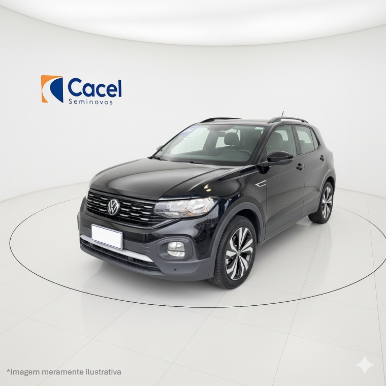 volkswagen t-cross 1.0 200 tsi total flex comfortline automatico 4p 2024