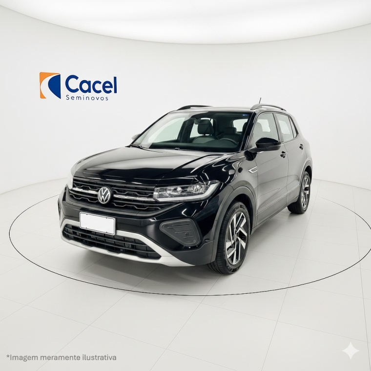 volkswagen t-cross 1.0 200 tsi total flex comfortline automatico 4p 2025