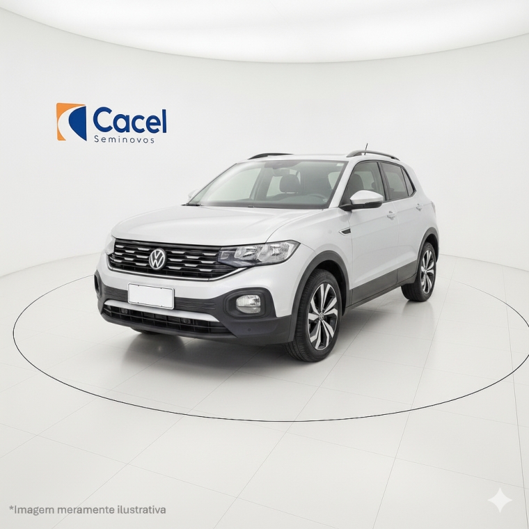 volkswagen t-cross 1.0 200 tsi total flex comfortline automatico 4p 2021