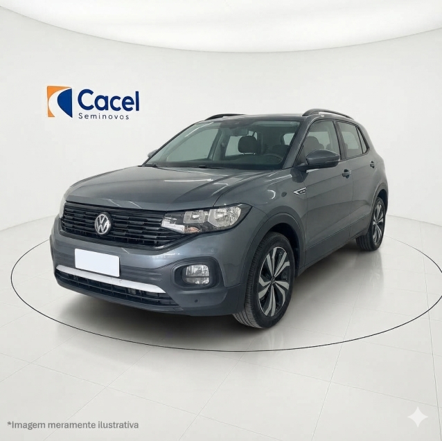 volkswagen t-cross 1.0 200 tsi total flex comfortline automatico 9.9 4p 2024