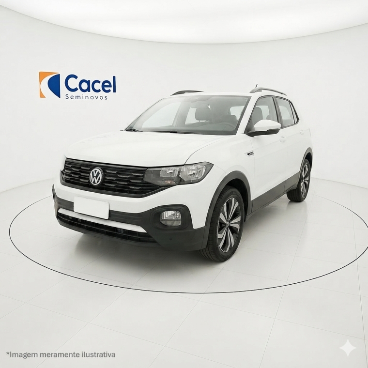 volkswagen t-cross 1.0 200 tsi total flex comfortline automatico 4p 2024