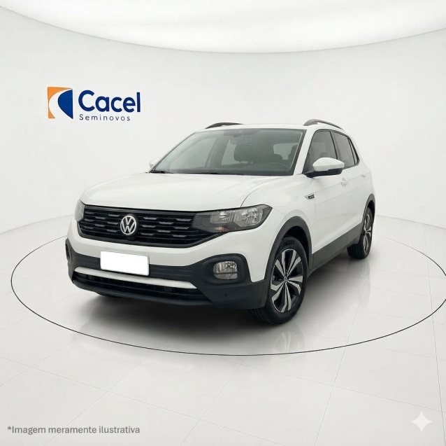 volkswagen t-cross 1.0 200 tsi total flex comfortline automatico 4p 2023