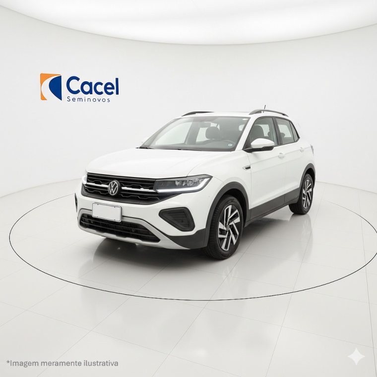 volkswagen t-cross 1.0 200 tsi total flex comfortline automatico 4p 2025