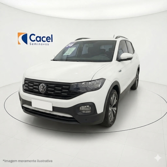 volkswagen t-cross 1.0 200 tsi total flex comfortline automatico 4p 2024