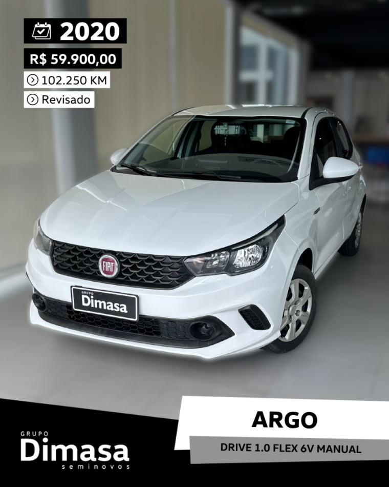 argo drive 1.0 flex 6v manual 2020