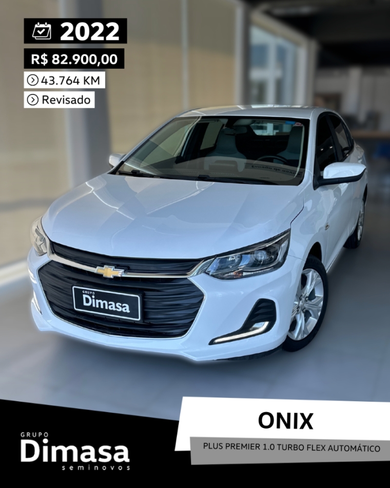 onix plus premier 1.0 turbo flex 12v automatico 2022