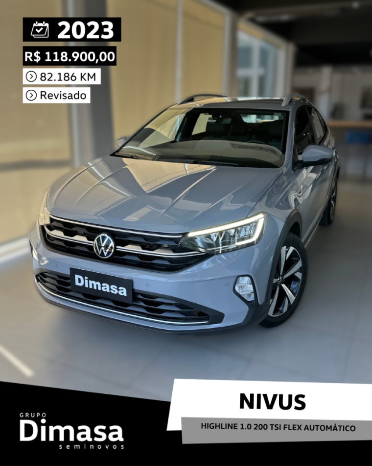 nivus highline 1.0 200 tsi flex automatico 2023