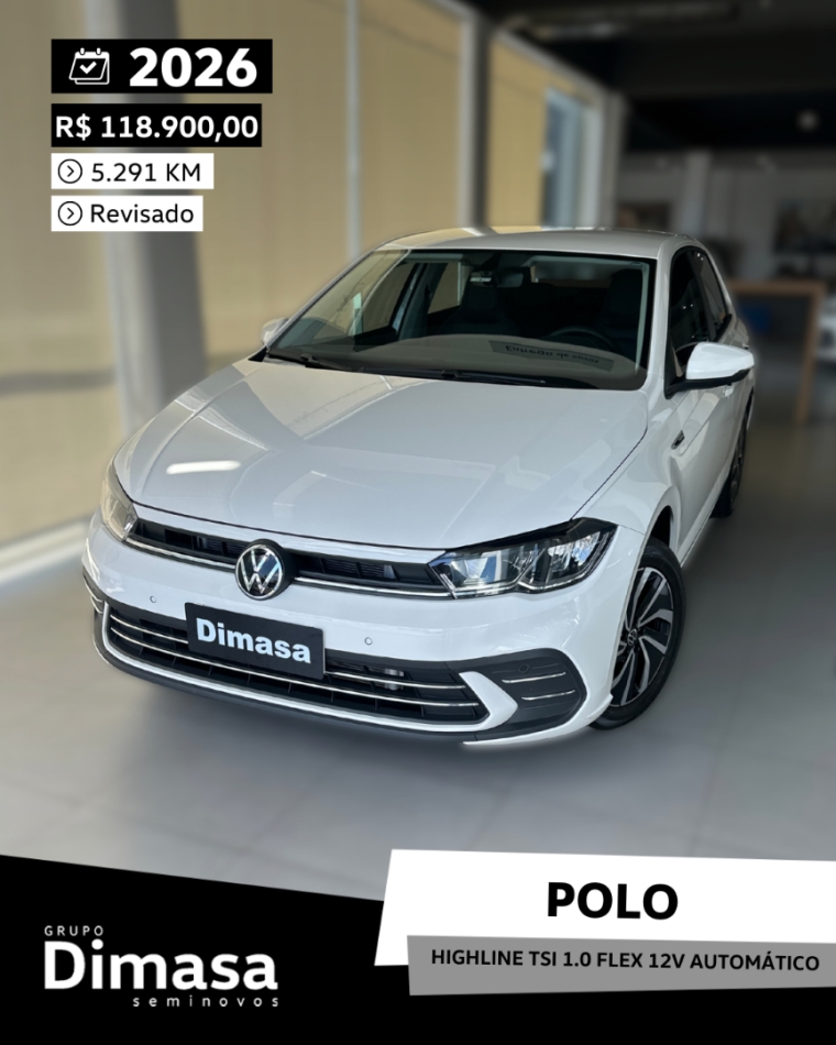 polo highline tsi 1.0 flex 12v automatico 2026