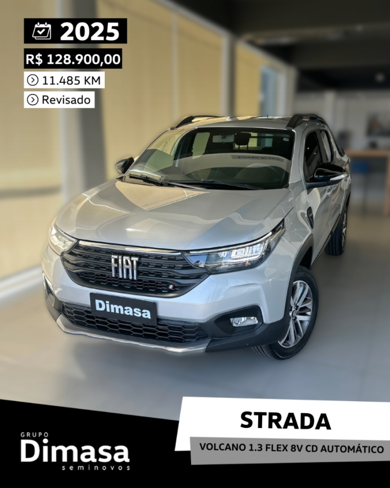 strada volcano 1.3 flex 8v cd automatico 2025