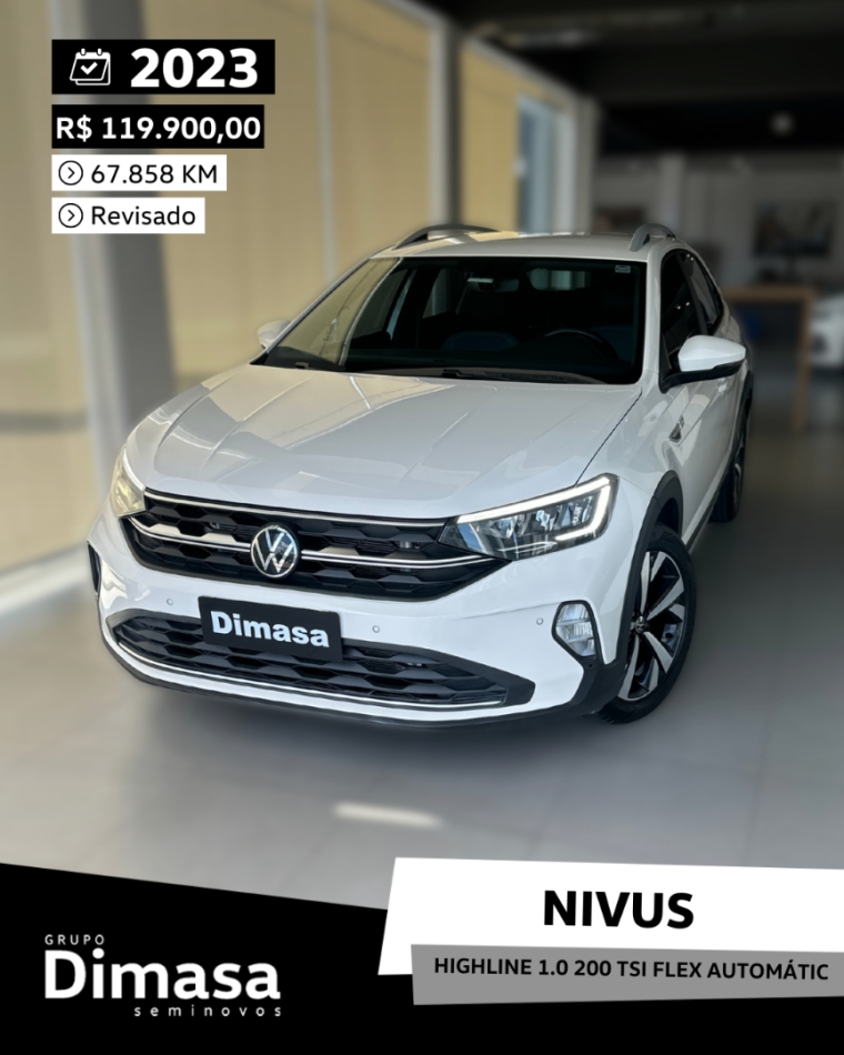 nivus highline 1.0 200 tsi flex automatico 2023