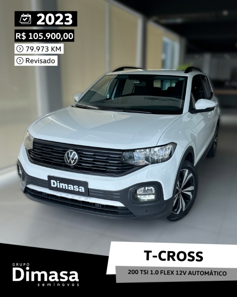 t-cross 200 tsi 1.0 flex 12v automatico 2023
