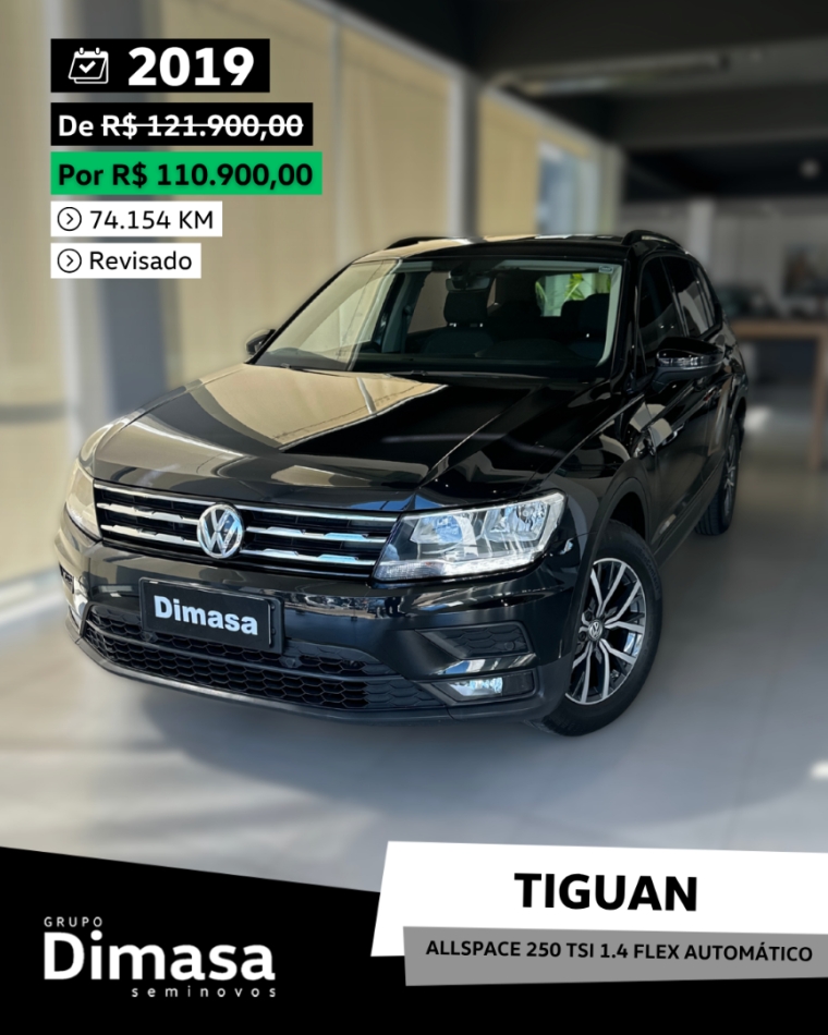 tiguan allspace 250 tsi 1.4 flex automatico 2019
