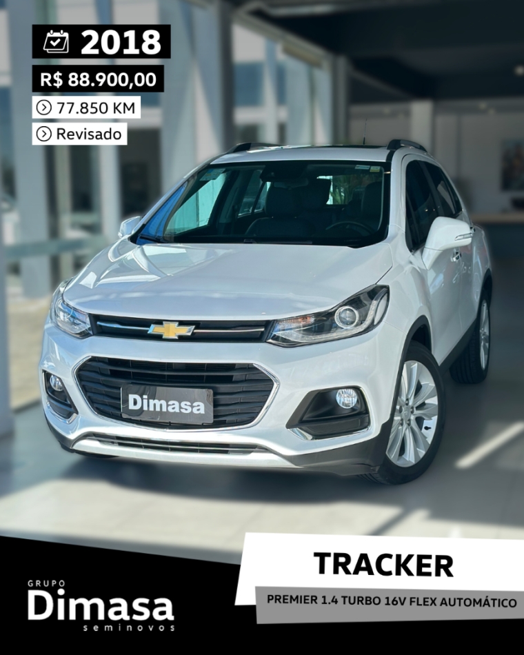 tracker premier 1.4 turbo 16v flex automatico 2018
