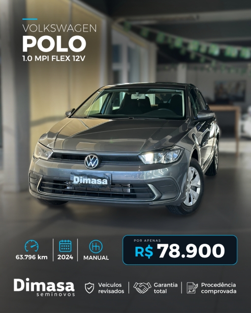 VOLKSWAGEN POLO 1.0 MPI FLEX 12V 20240