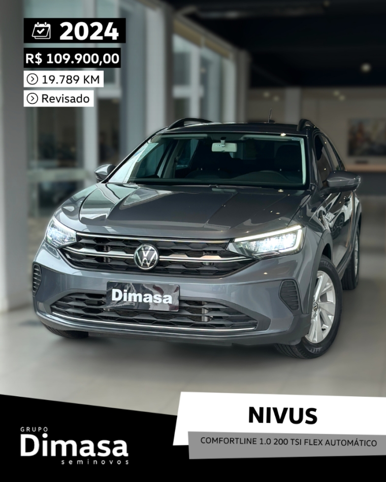 nivus comfortline 1.0 200 tsi flex automatico 20240