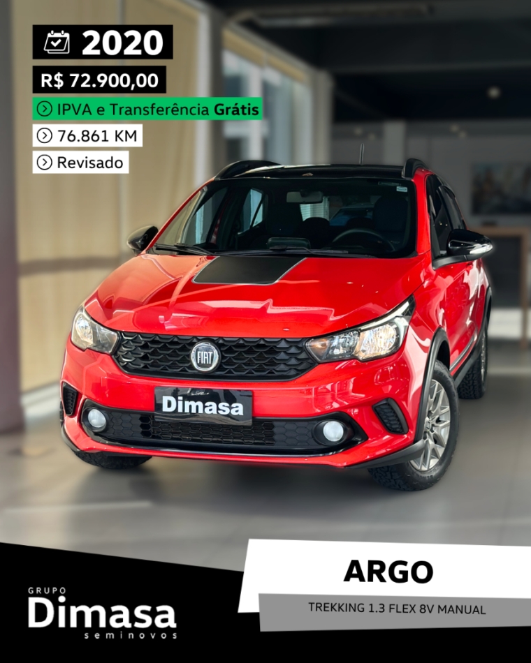 argo trekking 1.3 flex 8v manual 20200