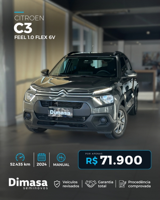 CITROËN C3 FEEL 1.0 FLEX 6V 20240