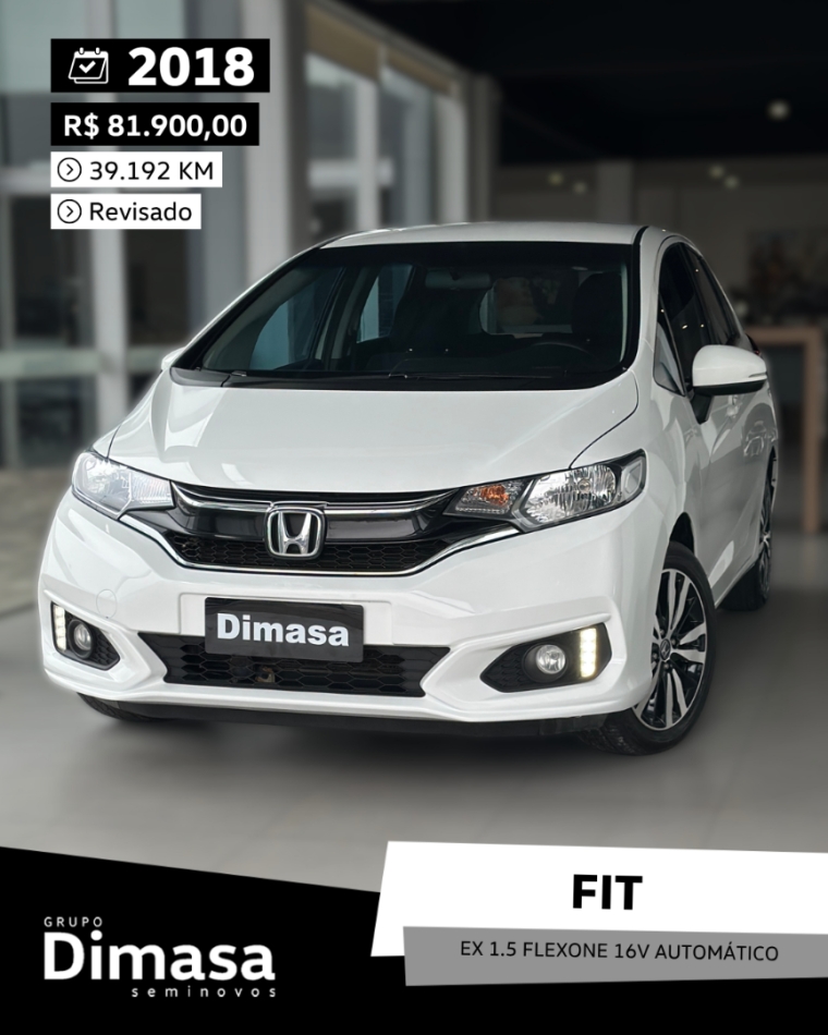 honda fit ex 1.5 flexone 16v automatico 20180