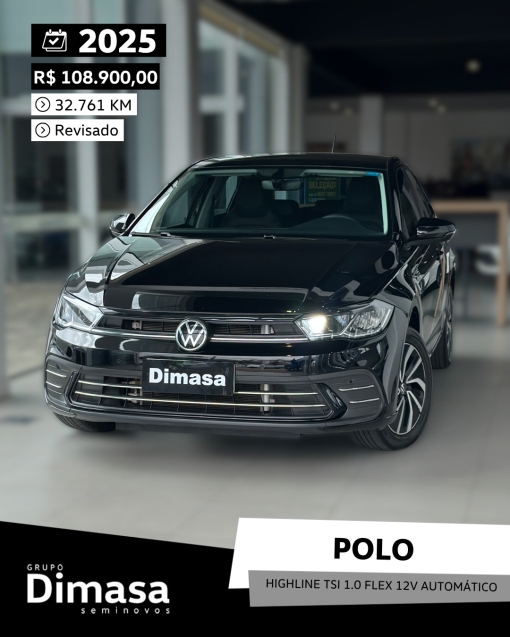 polo highline tsi 1.0 flex 12v automatico 20250