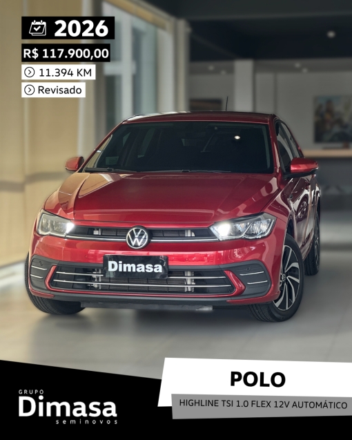 polo highline tsi 1.0 flex 12v automatico 20260