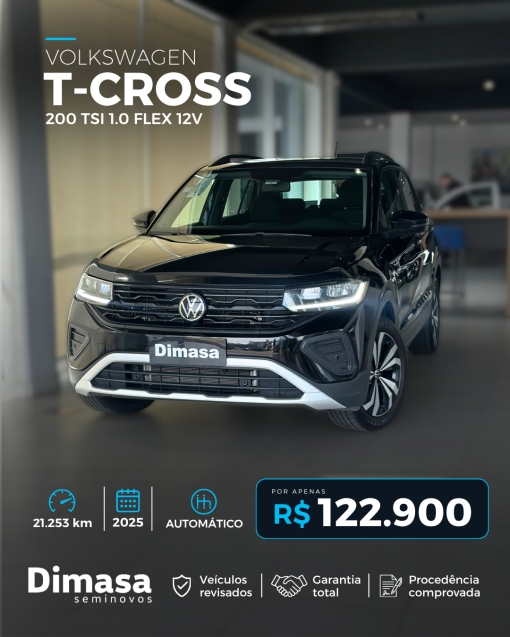 VOLKSWAGEN T-CROSS 200 TSI 1.0 FLEX 12V 20250