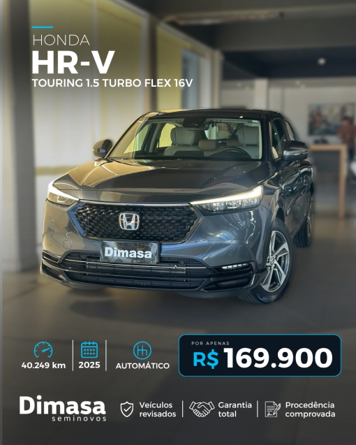 HONDA HR-V TOURING 1.5 TURBO FLEX 16V 20250
