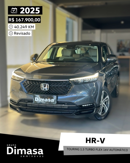 hr-v touring 1.5 turbo flex 16v automatico 20250